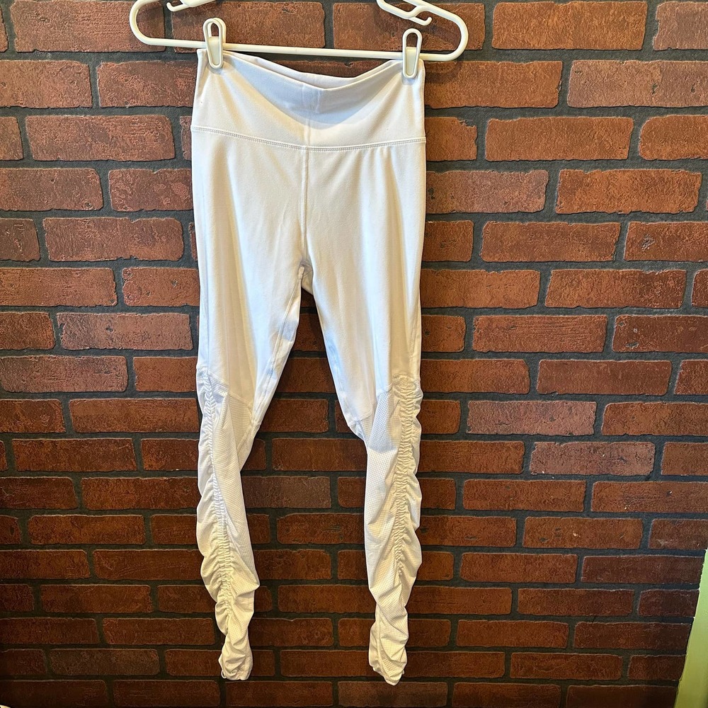 Fabletics Cashel Foldover Powerform Legging White, Breathable Leggings